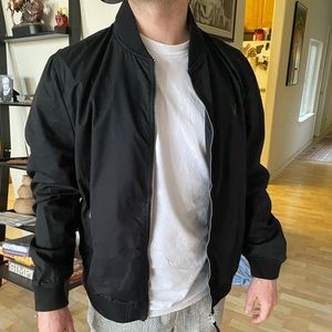 All saints male bomber jacket medium